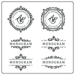 Luxury design set for wedding and decoration