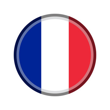 Flag of French, France Flag emblem