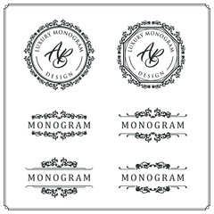 Luxury design set for wedding and decoration