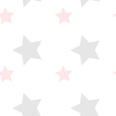 Star seamless pattern.Design template for wallpaper,fabric,wrapping,textile.Vector illustration.