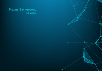 graphic background dots with connections for your design. Vector illustration