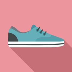 Sport shoe icon. Flat illustration of sport shoe vector icon for web design