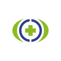 Medical and health care logo design vector template