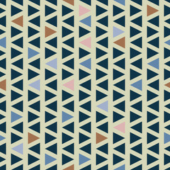 Seamless triangle pattern. Vector background. Geometric abstract texture.