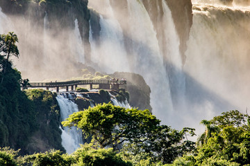 Iguazu Falls - In the middle