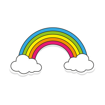 Rainbow Clouds Images – Browse 258,540 Stock Photos, Vectors, and Video |  Adobe Stock