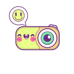cute camera sticker emoticon