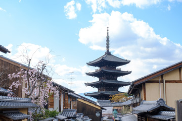 Obraz premium Yasaka Pagoda Kyoto Gion