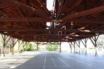 VILLAGE DE MIONS - RHONE - HALLE DU MARCHE "LOUIS MIACHON" - FRANCE