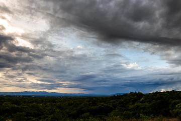 thunder storm sky Rain clouds