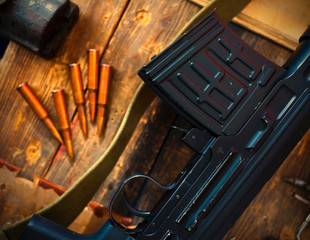 sniper rifle and some ammo