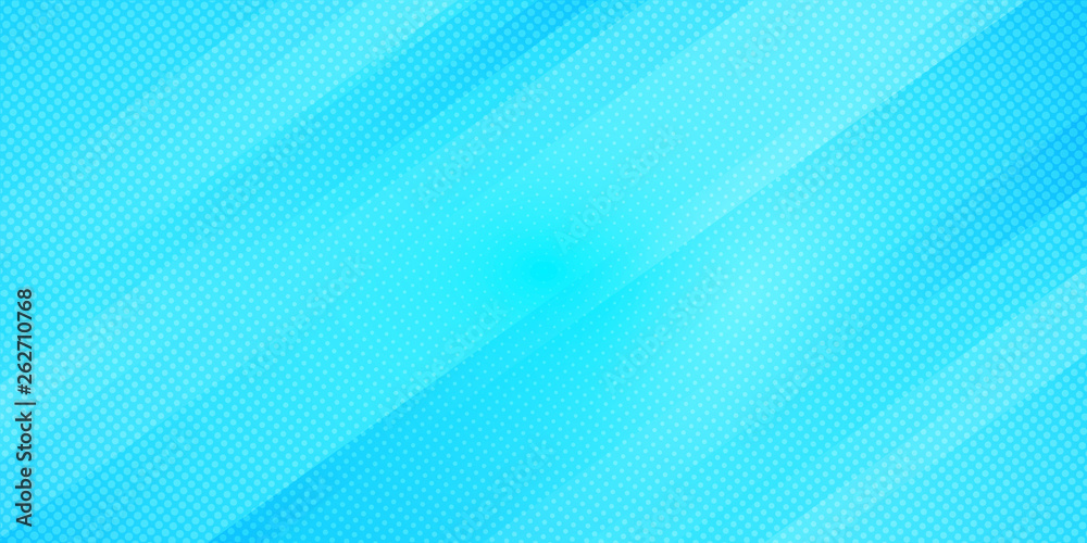 Poster abstract blue gradient color oblique lines stripes background and dots texture halftone style. geome