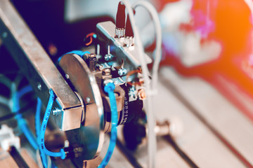 Assembly line of mechanical engineering