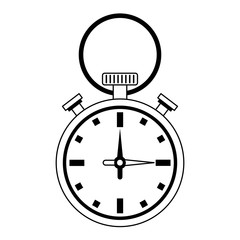 Sport chronometer symbol isolated