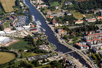 Fototapeta premium Greifswald, Werftgelände am Museumshafen 2013