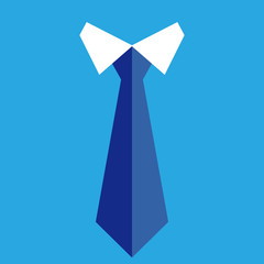 Blue Necktie & Collar