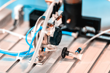 Assembly line of mechanical engineering