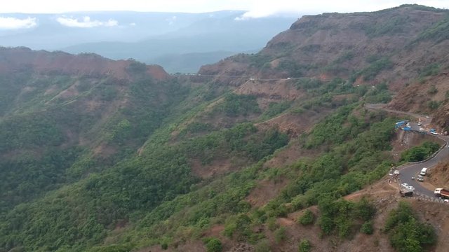 Amba Ghat, Maharashtra, India - Aerial Drone Footage - Travel | Road |  Western Ghat | India | Roadtrip
