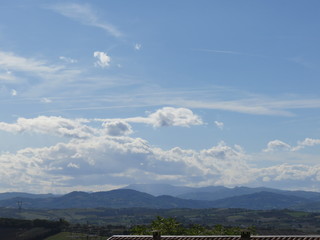 Paesaggio nuvoloso
