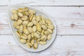 Pistachos tostados y salados