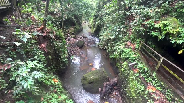 Beautiful cascading waterfall, Indonesia ostrava Bali