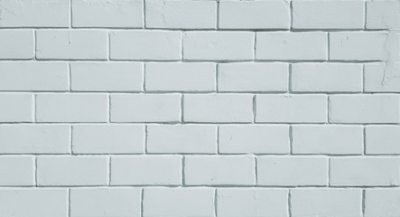 Naklejka premium White stone brick textured wall for background.