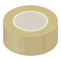 Box scotch icon. Isometric of box scotch vector icon for web design isolated on white background