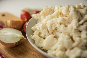 fresh white pre cooked raw tripe beef meat stomach ready to use cook