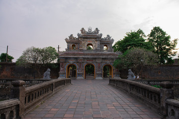 Fototapeta na wymiar the royal palace in Vietnam
