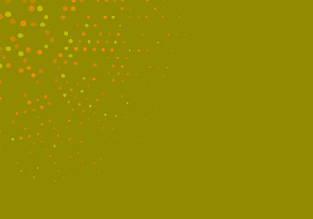 Obraz na płótnie Canvas Light green vector cover with spots. Corner pattern. Fading spots. Design for business adverts.