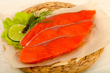 Salted salmon
