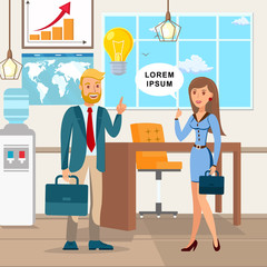 Startup Idea, Business Proposition Illustration
