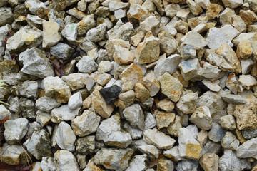 Texture, Pattern, Background. Crushed Marble Chips For Landscaping Pebbles Close-Up