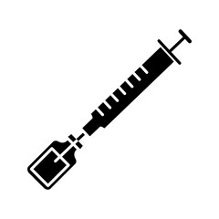 Vaccine glyph icon