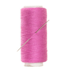 Sewing thread with needle
