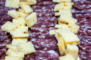 cheese and salami