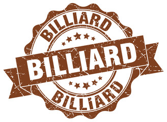 Obraz premium billiard stamp. sign. seal