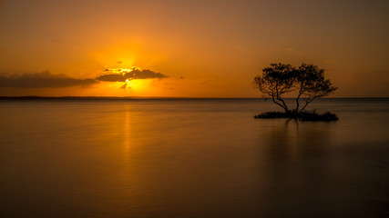 Sonnenuntergang am Meer in Point Vernon