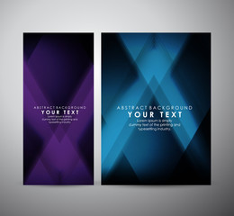 Brochure business design. Abstract blue geometric strip pattern background, Abstract background. Vector illustration.