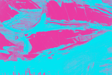blue pink paint brush strokes background 