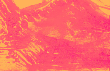 orange coral pink paint brush strokes background 