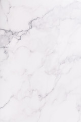 White marble texture with natural pattern for background or design art work.