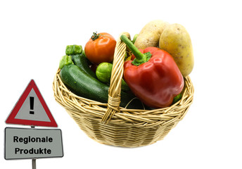 Regionale Produkte Gemüse Gemüsekorb regional