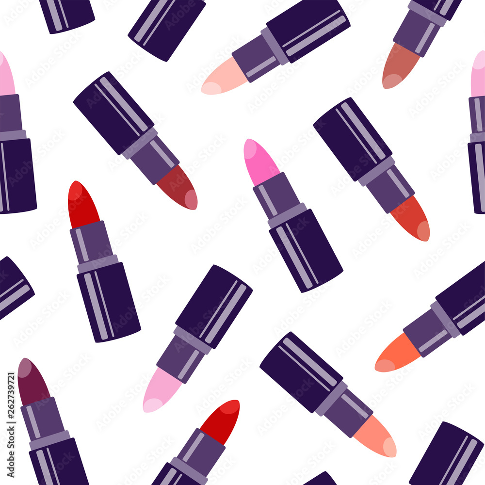 Canvas Prints lipstick seamless pattern