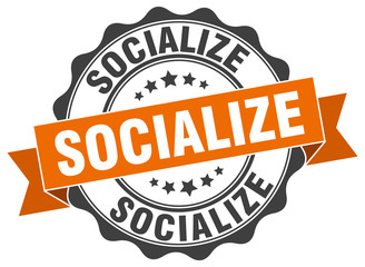 socialize stamp. sign. seal