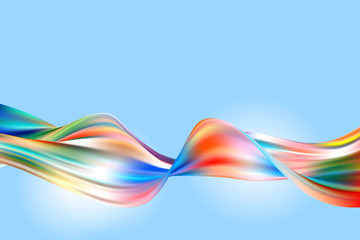 Wave Liquid shape color background. Art design for your design project. Vector illustration EPS10