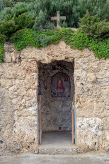 Fototapeta na wymiar Christian, Orthodox church close-up (Greece, Peloponessus)