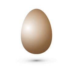 egg isolated on white background