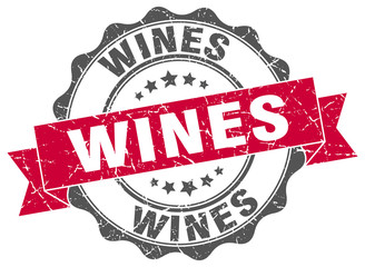 wines stamp. sign. seal