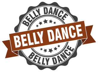 belly dance stamp. sign. seal